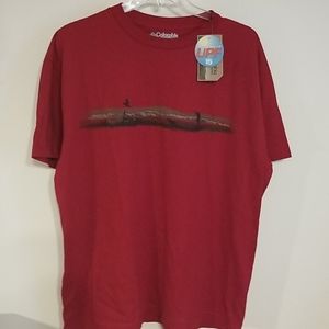 Columbia new with tags red tshirt size XL